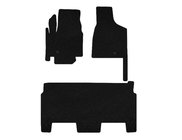 Dodge Grand Caravan V 2008-2020 гг. Текстильные Коврики Премиум (2008-2020, 2 Ряда, 8-Местный/Комплектация SXT, Черный) фото 1