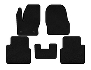 Ford Connect 2014-2021 гг. Текстильные коврики Premium (Черный) фото 1