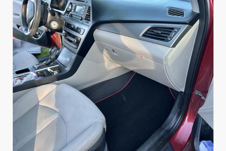 Hyundai Sonata LF 2014-2019 гг. Текстильные коврики Premium (Черный) Фото 3