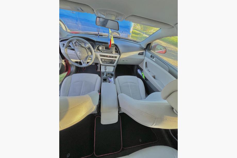 Hyundai Sonata LF 2014-2019 гг. Текстильные коврики Premium (Черный) Фото 6