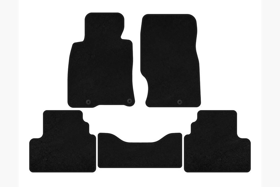 Infiniti G25/G35/37 (V36/CV36) 2006-2015 гг. Текстильные коврики Premium (G25-G35, SD, Черный) Image