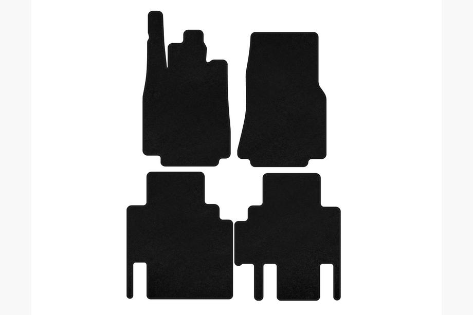 Mercedes Vaneo W414 2001-2005 гг. Текстильные коврики Premium (черные) Image