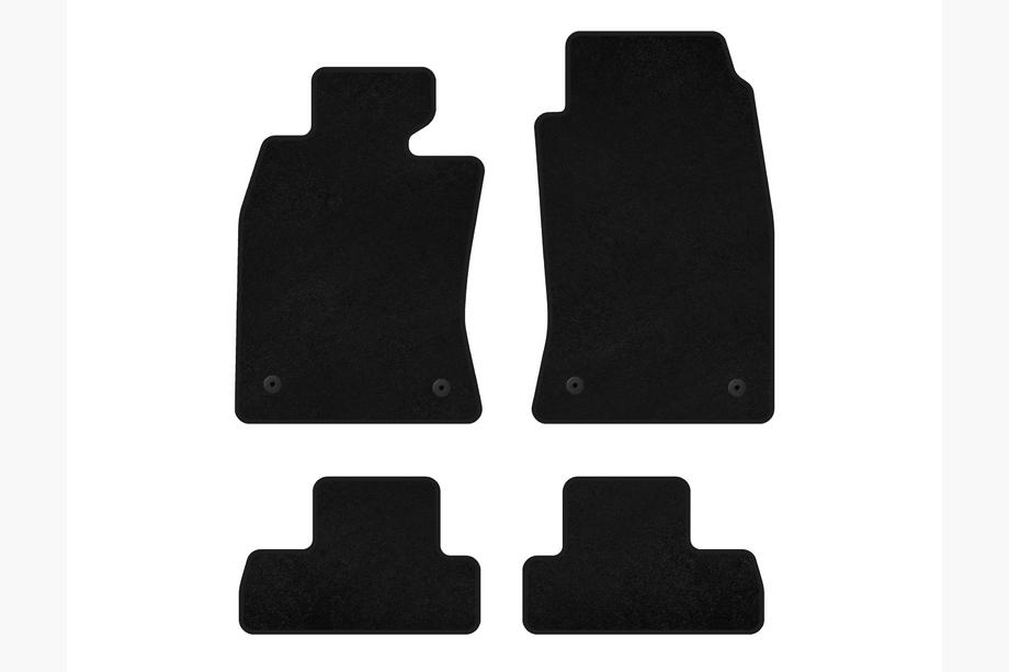 Mini Cooper R50/52/53 2000-2006 гг. Текстильные коврики Premium (для R50, черные) Image