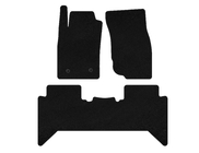Toyota Hilux 2006-2015 гг. Текстильные коврики Premium V2 (черные) фото 1