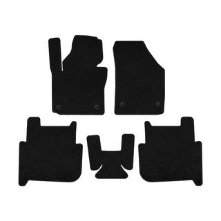 Текстильные коврики Premium (2 ряда, 2006-2010, 7-местный, Черный) Volkswagen Touran 2003-2010 гг. фото 1
