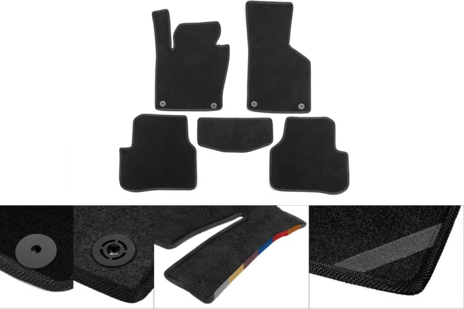 Chevrolet Malibu 2011-2018 гг. Текстильные коврики Classic (черные) Image