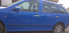 Skoda Fabia 2000-2007 гг. Хромированные Накладки на Ручки Дверей (4 шт, Нержавейка) OmsaLine - Итальянская Нержавейка фото 1