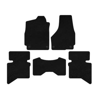 Текстильные коврики Classic (2009+, 5-местный/Двойная кабина, Черный) Dodge RAM (DS/DJ/D2) 2009–2024 гг. фото 1