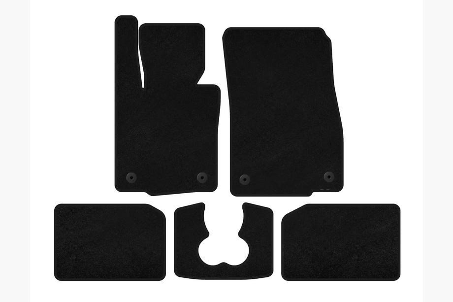 Mini Cooper F55/56/57 2014-2023 гг. Текстильные коврики Classic (для S F55, 5-дверный, Черный) Image