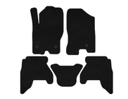 Nissan Pathfinder R51 2005-2014 гг. Текстильные коврики Classic V1 (2 ряда, Черный, 2010-2014) фото 1