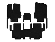 Nissan Quest 2011-2017 гг. Текстильные коврики Classic (2 ряда, 7-местный, Черный) фото 1