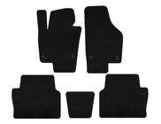 Seat Alhambra 2010- гг. Текстильные коврики Classic (2 ряда, черные) фото 1