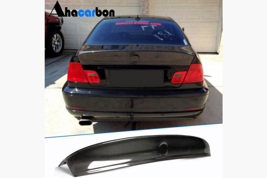 BMW 3 серия E46 1998-2006 гг. Спойлер крышки багажника Карбон V2 (Coupe) Фото 1