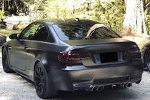 BMW 3 серия E90/E91 2005-2011 гг. Спойлер крышки багажника Карбон V7 (SD) фото 4