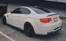 BMW 3 серия E90/E91 2005-2011 гг. Задний Спойлер Багажника Карбон V5 (Coupe) фото 5