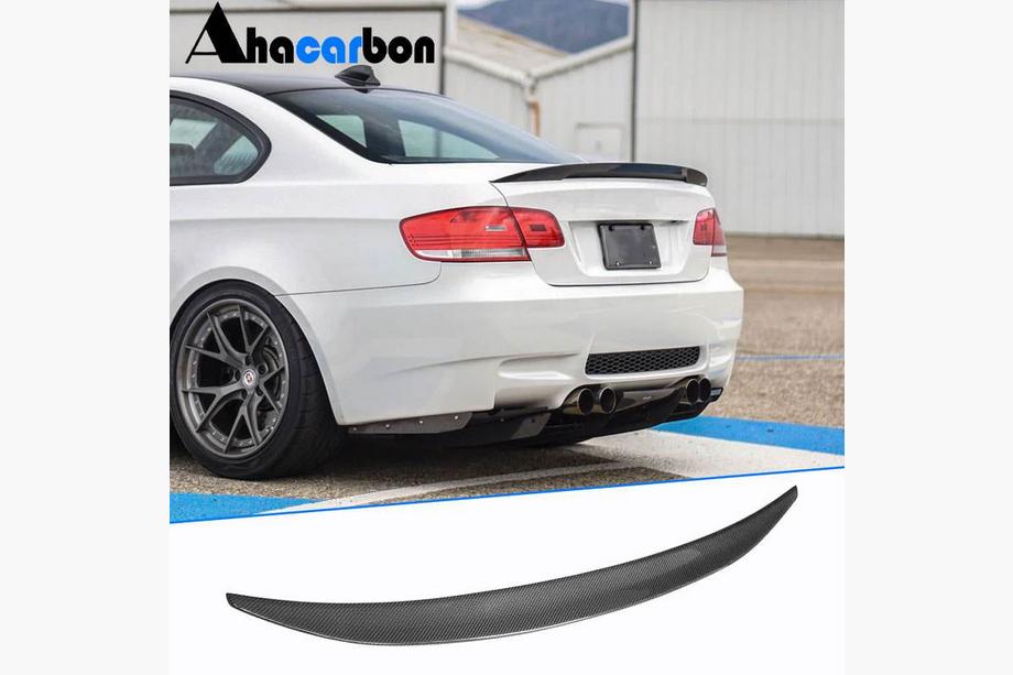 BMW 3 серия E90/E91 2005-2011 гг. Задний Спойлер Багажника Карбон V5 (Coupe) Image