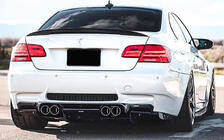 BMW 3 серия E90/E91 2005-2011 гг. Задний спойлер багажника FRP V7 (Coupe) фото 5
