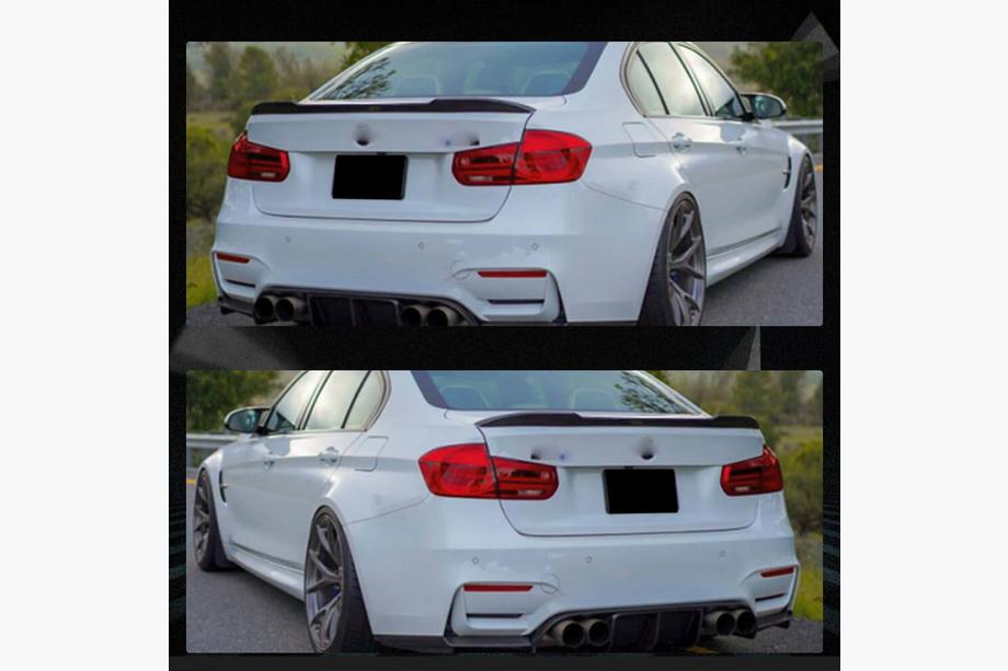 BMW 3 серия F30/F31 2012-2019 гг. Спойлер PSM-Style V4 (для F30/F80, Карбон) Фото 2