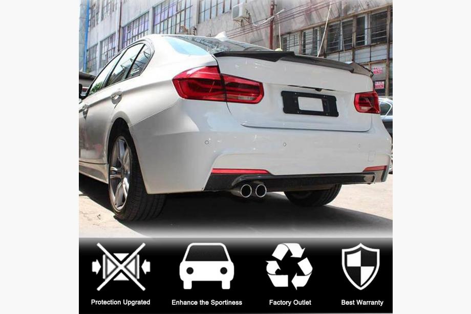 BMW 3 серия F30/F31 2012-2019 гг. Спойлер крышки багажника FRP V14 (SD) Фото 2