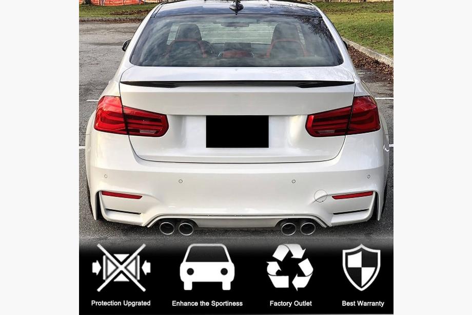 BMW 3 серия F30/F31 2012-2019 гг. Спойлер крышки багажника Карбон V16 (SD) Фото 2
