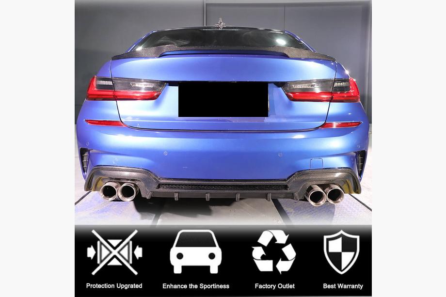 BMW 3 серия G20/G21 2018- гг. Спойлер M4-Style V1 (для G20/G80, Карбон) Фото 2