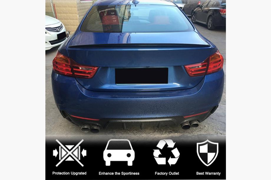 BMW 4 серия F32/F33/F36 2012-2020 гг. Спойлер крышки багажника FRP V9 (Coupe) Фото 1