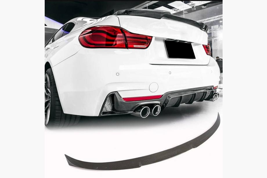 BMW 4 серия F32/F33/F36 2012-2020 гг. Спойлер крышки багажника Carbon V4 (для F36) Image