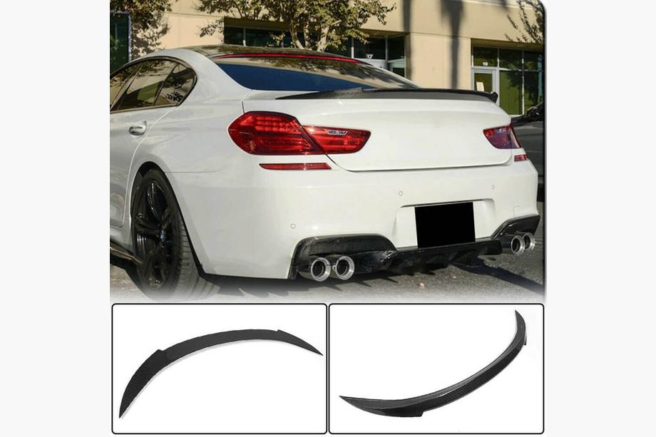 BMW 6 серия F12/F13/F06 2011-2018 гг. Спойлер крышки багажника Карбон V2 (для F06) Фото 2