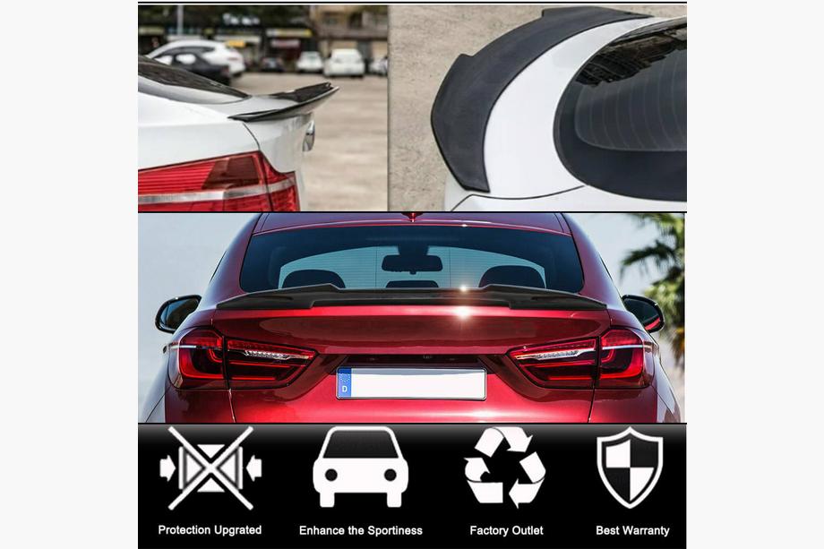 BMW X6 F16 2014-2019 гг. Спойлер крышки багажника Карбон V2 Фото 2