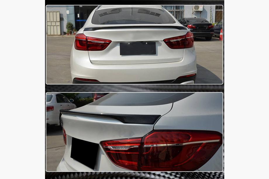 BMW X6 F16 2014-2019 гг. Спойлер крышки багажника Carbon V3 Фото 3