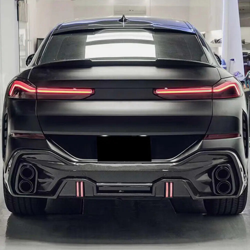 BMW X6 G06 2019–2027 гг. Спойлер крышки багажника Карбон V2 фото 3