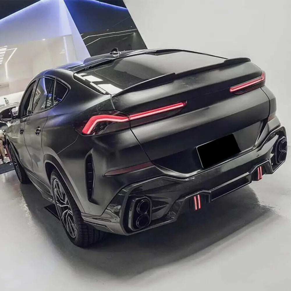 BMW X6 G06 2019–2027 гг. Спойлер крышки багажника Карбон V2 фото 4