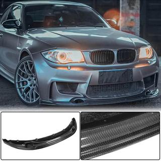Передний лип-спойлер V2 для 1M E82 Карбон BMW 1 серия E81/E82/E87/E88 2004-2011 гг. фото 1