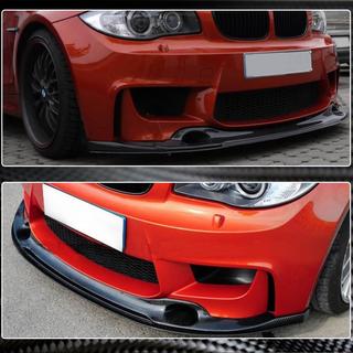 Передний лип-спойлер V2 для 1M E82 Карбон BMW 1 серия E81/E82/E87/E88 2004-2011 гг. фото 3
