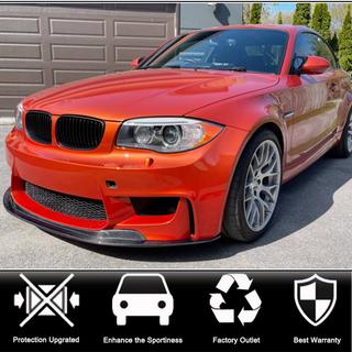 Передний бампер Лип V1 для 1M E82, Карбон BMW 1 серия E81/E82/E87/E88 2004-2011 гг. фото 2
