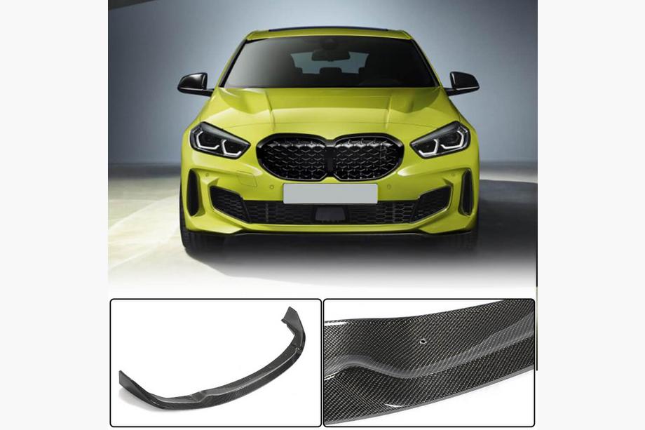 BMW 1 серия F40 2019-2024 гг. Передний бампер Лип (для M-Sport, Карбон) Image