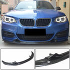 BMW 2 серия F22/F23 2014-2021 гг. Передняя губа бампера V1 для F22/F23 M-Sport, Карбон фото 1