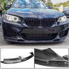 BMW 2 серия F22/F23 2014-2021 гг. Передняя губа бампера V2 (для F22/23 M-Sport, Карбон) фото 2