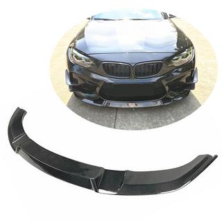 Накладка на передний бампер Lip V5 (для F87 M2, Карбон) BMW 2 серия F22/F23 2014-2021 гг. фото 1
