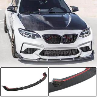 Передний спойлер Lip V7 для F87 M2 Competition, Карбон BMW 2 серия F22/F23 2014-2021 гг. фото 2