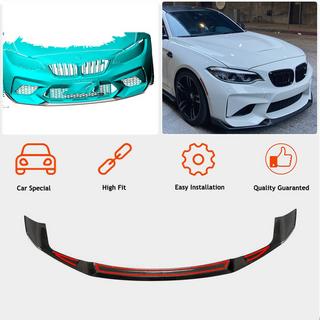 Передний спойлер Lip V4 для F87 M2 Competition, Карбон BMW 2 серия F22/F23 2014-2021 гг. фото 2