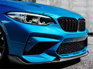 BMW 2 серия F22/F23 2014-2021 гг. Передний спойлер Lip V2 для F87 M2 Competition, Карбон фото 4
