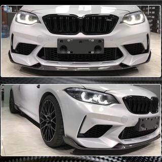 Передний спойлер Lip V2 для F87 M2 Competition, Карбон BMW 2 серия F22/F23 2014-2021 гг. фото 3