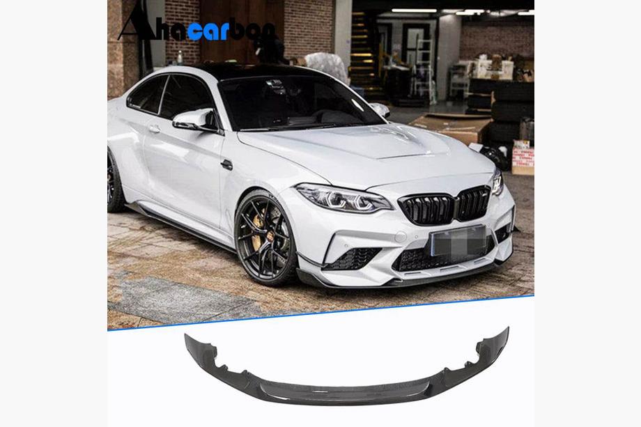 BMW 2 серия F22/F23 2014-2021 гг. Передний спойлер Lip V2 для F87 M2 Competition, Карбон Image