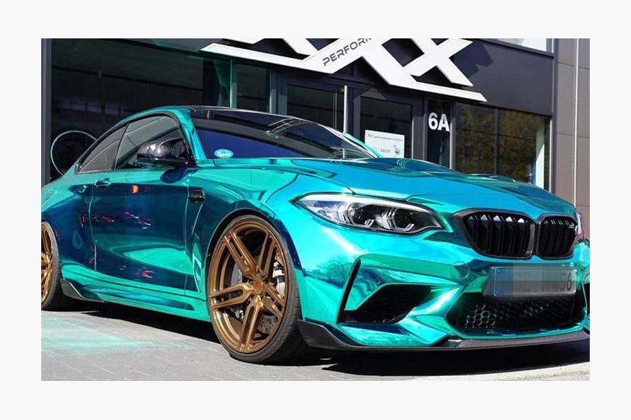BMW 2 серия F22/F23 2014-2021 гг. Передний спойлер Lip V2 для F87 M2 Competition, Карбон Фото 8