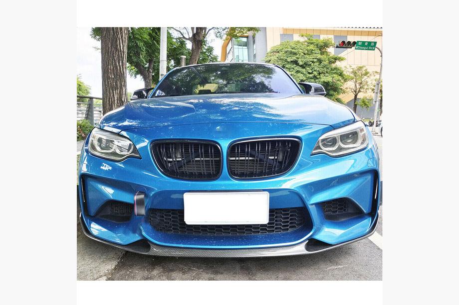 BMW 2 серия F22/F23 2014-2021 гг. Передний лип-спойлер Lip V9 для F87, Карбон Фото 3