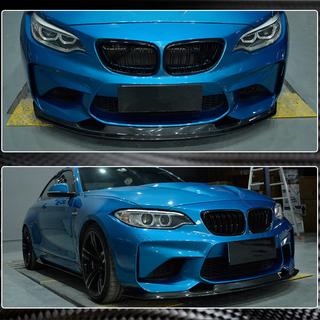 Передний лип-спойлер V1 для F87 M2, карбон BMW 2 серия F22/F23 2014-2021 гг. фото 4