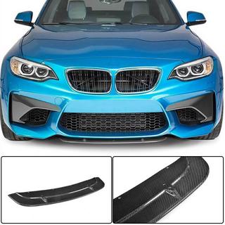 Передний бампер Лип V7 (для F87 M2/M2C, Карбон) BMW 2 серия F22/F23 2014-2021 гг. фото 1