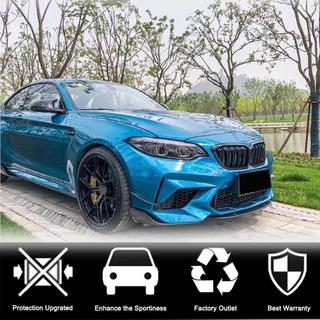 Передний бампер Лип V7 (для F87 M2/M2C, Карбон) BMW 2 серия F22/F23 2014-2021 гг. фото 3