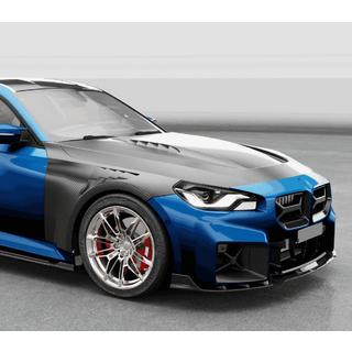 Передний бампер Лип V2 для G87, карбон BMW 2 серия G42 2021- гг. фото 2